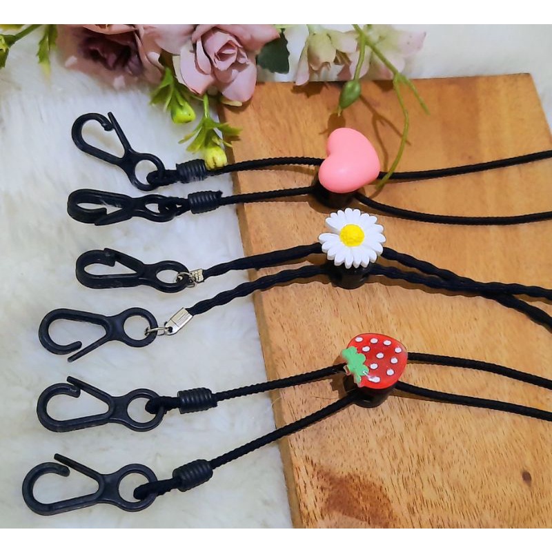 STRAP MASKER HIJAB 2IN1(10rb dapat 3 pcs)/TALI MASKER HIJAB/KONEKTOR MASKER HIJAB 2IN1/STRAP MASKER 