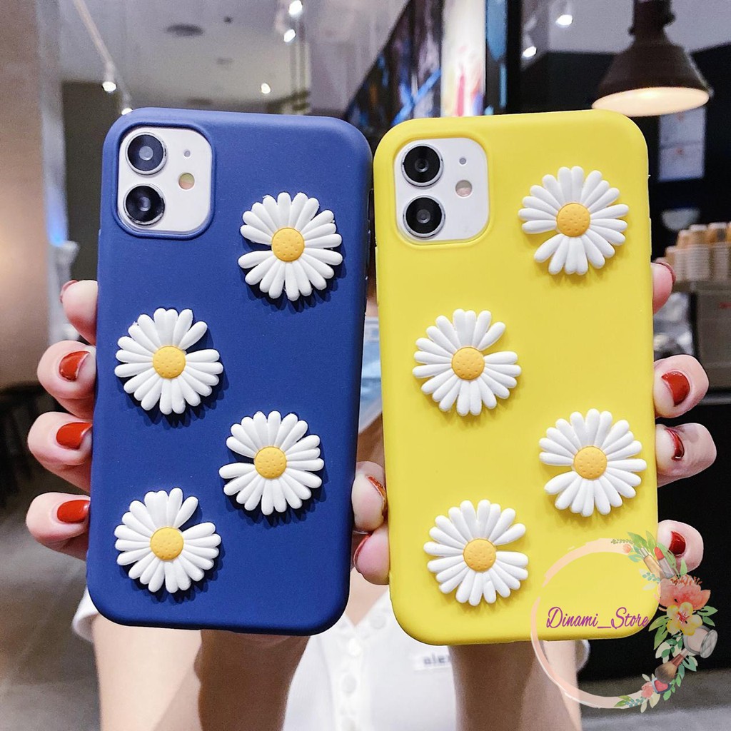 Softcase Bunga timbul Iphone 5 6 6g 6g+ 7 7g 7g+ 8 8+ Xr X Xs Xs Max Se 2020 11 Pro Pro Max DST1577