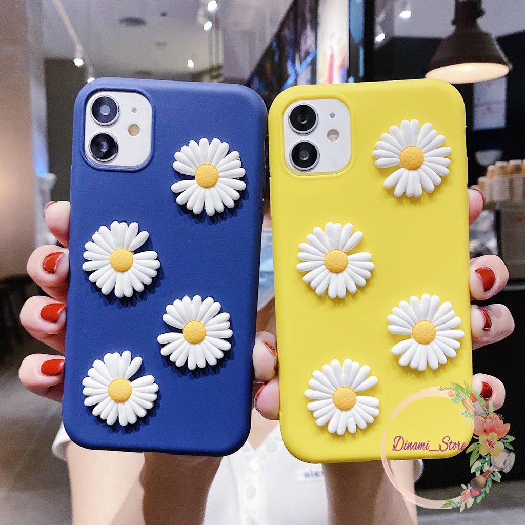 Softcase Bunga timbul Oppo A3s A31 A52 A92 A37 A83 F1s Reno DST1575