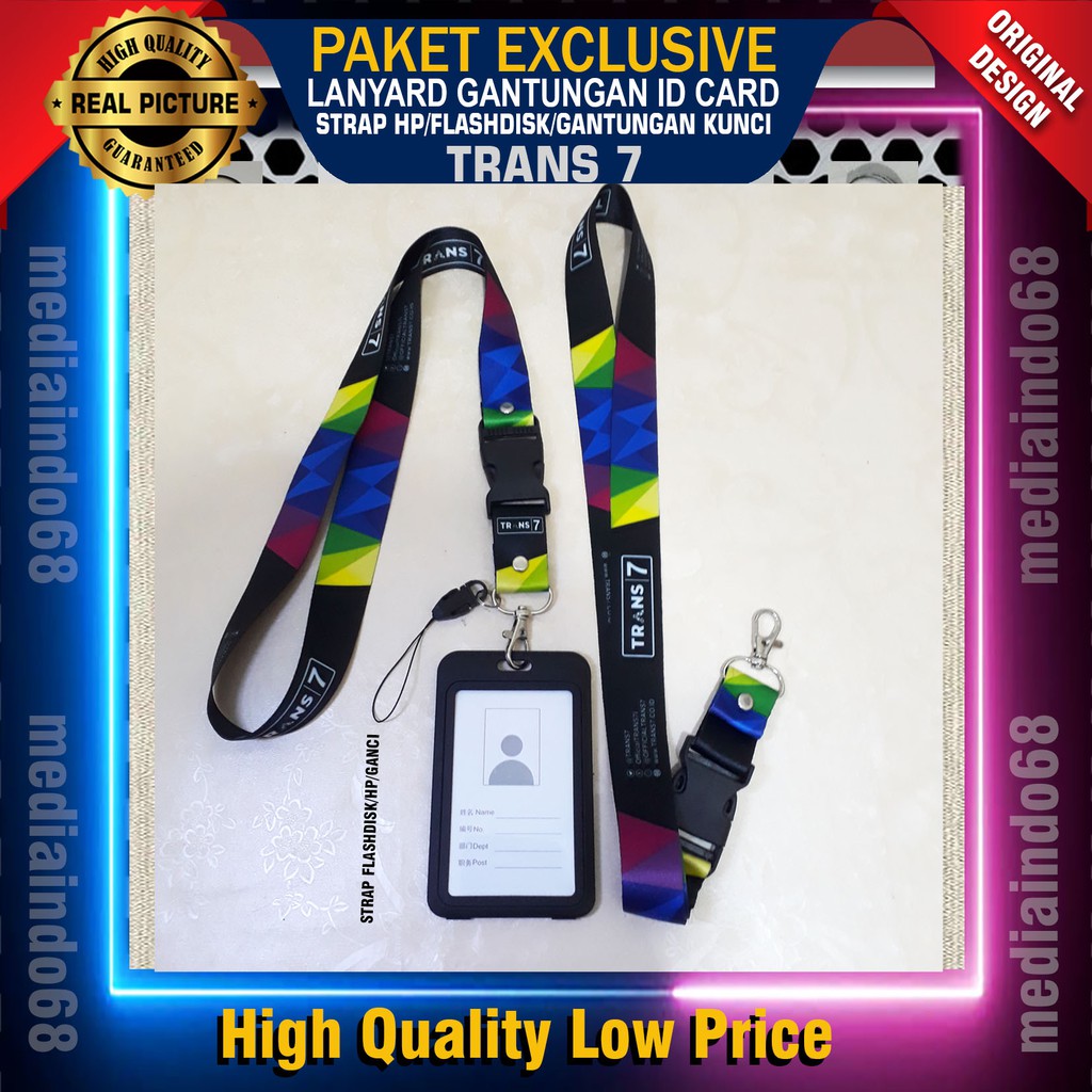 

Trans7 Lanyard, Strap ID, HP/Flashdisk Printing Digital (Paket Lengkap Exclusive)