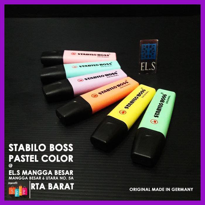 

Silutala- Stabilo Boss Pastel Colors - Hint Of Mint -Ori.