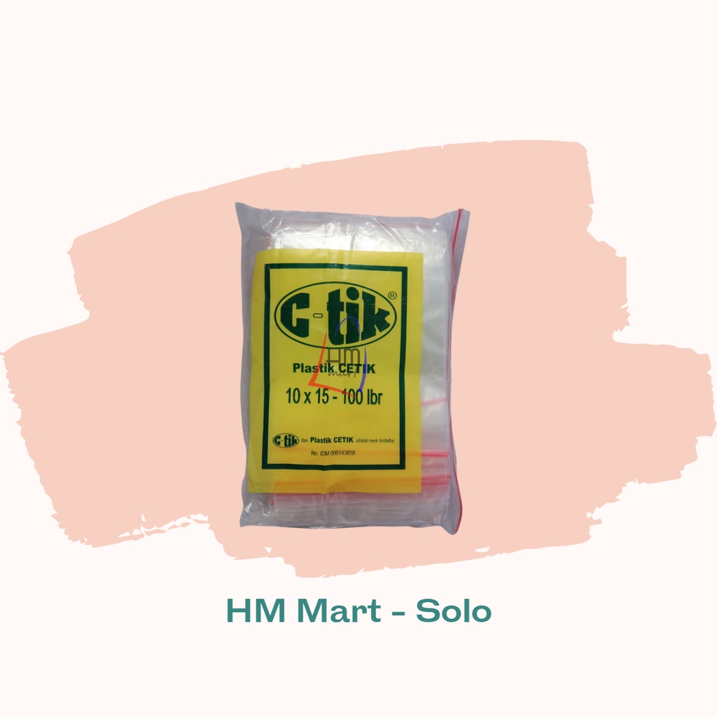 Plastik Klip Tebal Cetik / Ctik 10x15