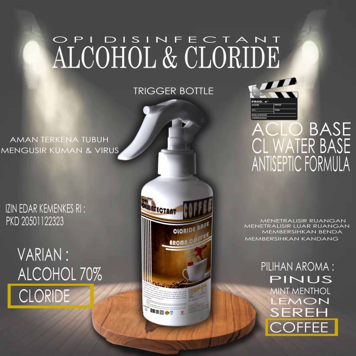 Disinfektan 1 Liter alcohol base dan non alcohol base varian Kemenkes  Baru OPI Produk By Oke Sabuny sudah ada izin edar resmi by Oke sabun suplayer