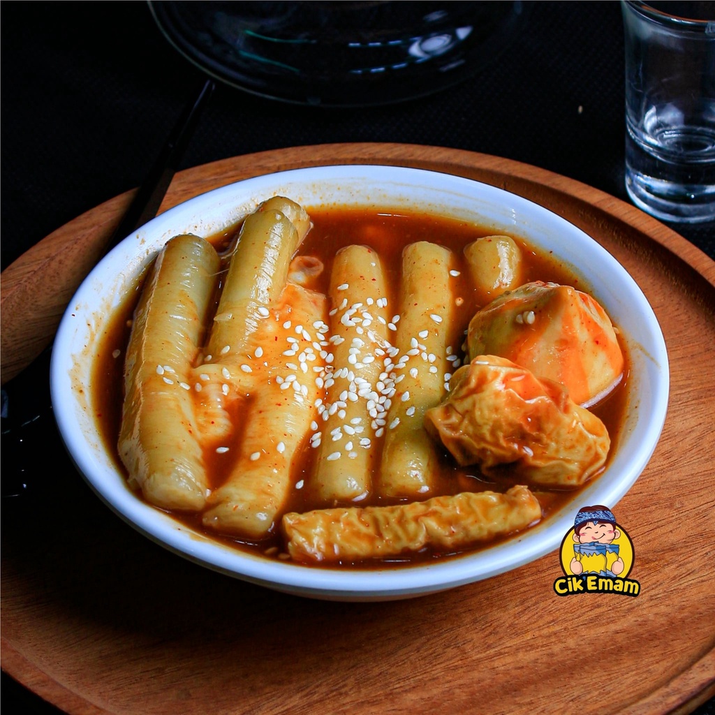 CIKEMAM Rabokki Topokki Baso Aci Original Korean Food Makanan Korea Baso Aci Cireng Seblak cik emam makanan instant