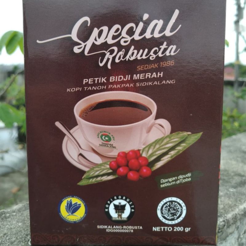 

KOPI SPECIAL ROBUSTA TANPAK ASLI SIDIKALANG