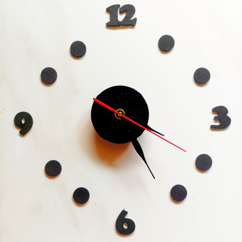 JAM DINDING DIY TEMPEL 4 ANGKA