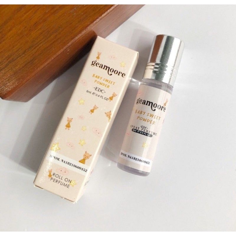 GEAMOORE PARFUM 6 ML BPOM-ROLLONBaby SweetPowd