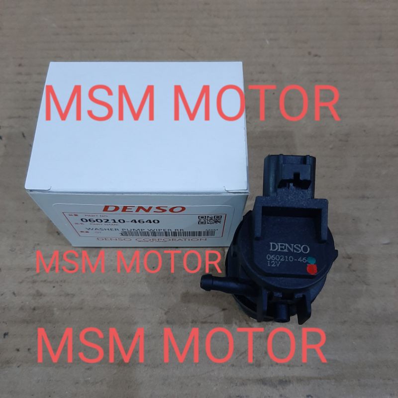 MOTOR WASHER PUMP POMPA AIR WIPER BELAKANG AVANZA INNOVA XENIA RUSH TERIOS ASLI ORIGINAL DENSO