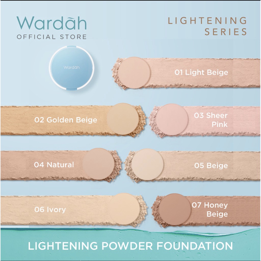 Wardah Lightening Powder Foundation Light Feel - Bedak Yang Mencerahkan Dengan Hasil Natural