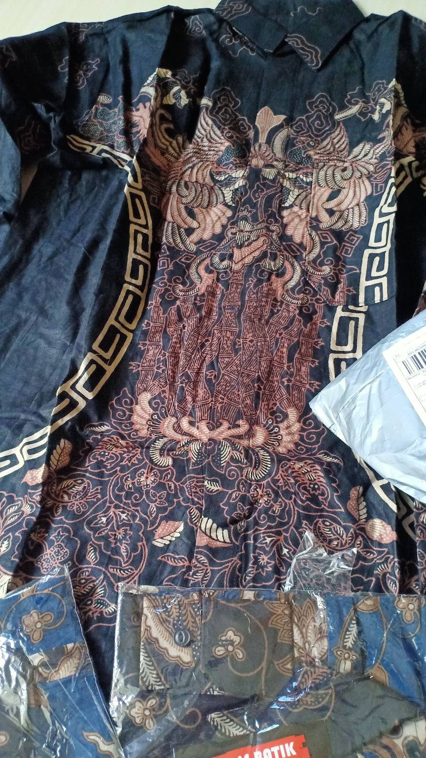 New Arrival Distro Batik Pria Bordir Sogan Hrb026 Batikaf Notoarto Batik Ipnu-ippnu Batikalf