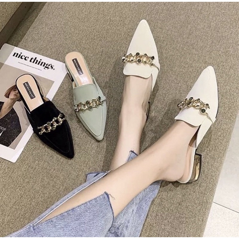 flatshoes Y311 wanita import realpict