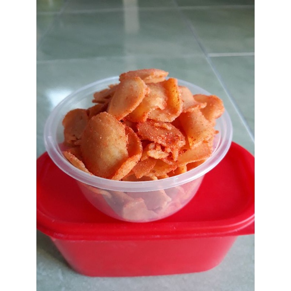 

Molring pedas / Cimol kering / Keripik cimol 250 gram