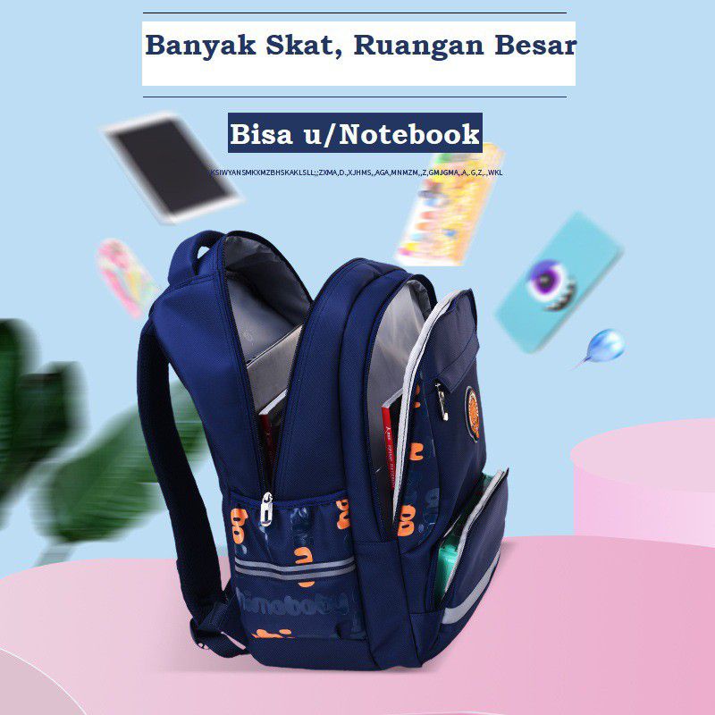 NEW ARRIVAL/TAS IMPORT ASLI MODEL BARU/TAS SEKOLAH SD SMP SMA/TAS ANAK COWOK IMPORT/TAS SEKOLAH/TAS ANAK SEKOLAH UKURAN BESAR SD SMP SMA/TAS ANAK IMPORT/ TAS RANSEL SEKOLAH SD SMP SMA KULIAH ASLI IMPORT BAHAN TEBAL UKURAN BESAR ANTI AIR/TAS ANAK SEKOLAH