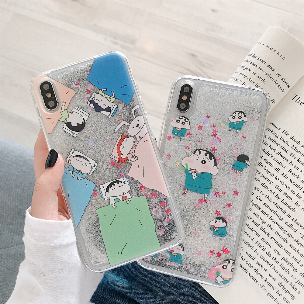 Crayon OPPO Case Shinchan Quicksand OPPO A3S A83 A59 A73