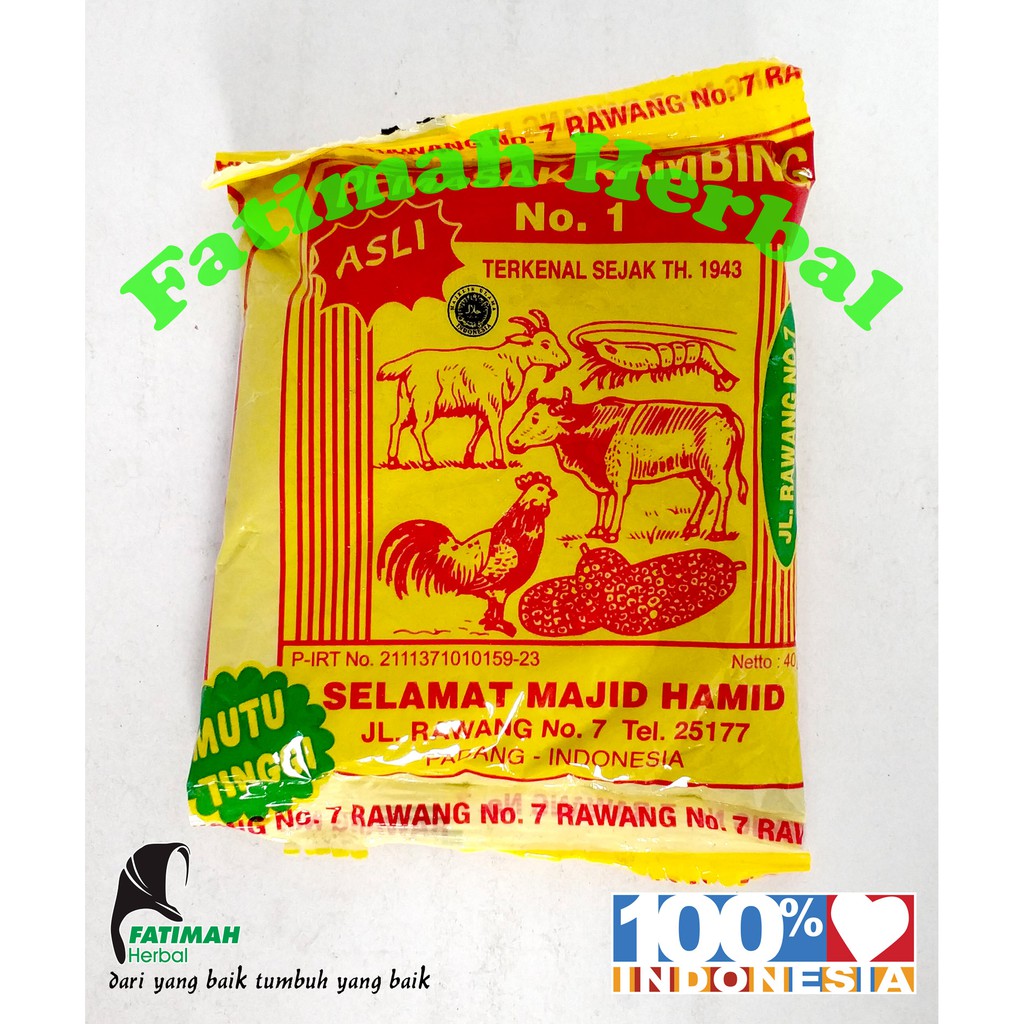 Bumbu Masak Pemasak Kambing No.1 Ramuan Gulai Selamat Majid Hamid