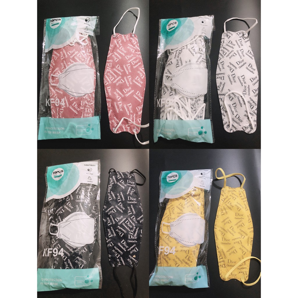 Masker KF94 Motif Dewasa Perpack isi 10 Pcs / KF94 Masker Motif