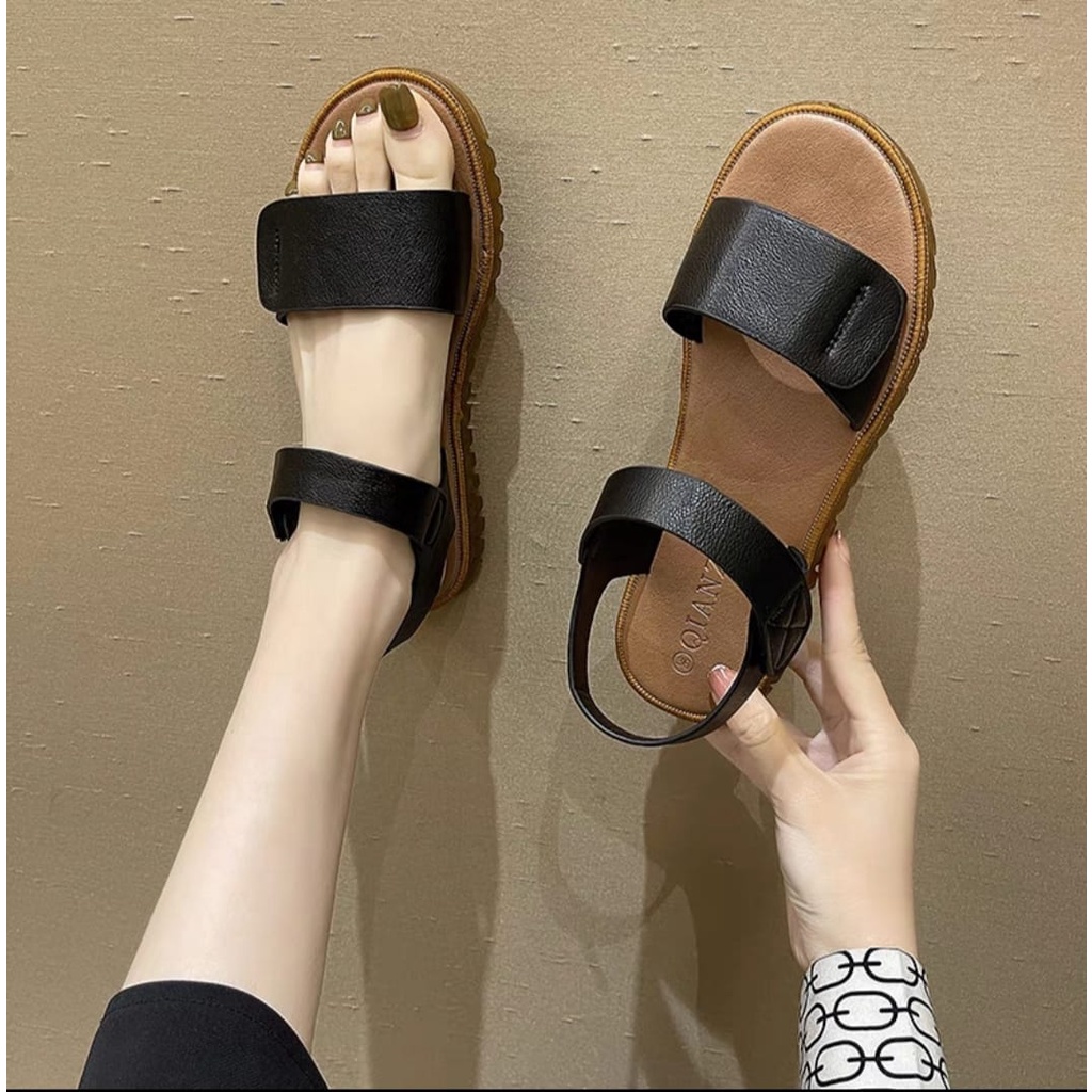 HM 08 SANDAL WANITA KEKINIAN SOL TEBAL