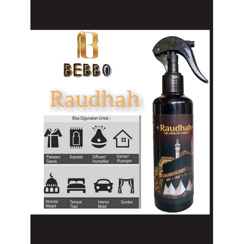 PARFUM ARAB RUANGAN RINDU KA'BAH - RAUDHAH (Efektif Membunuh virus)