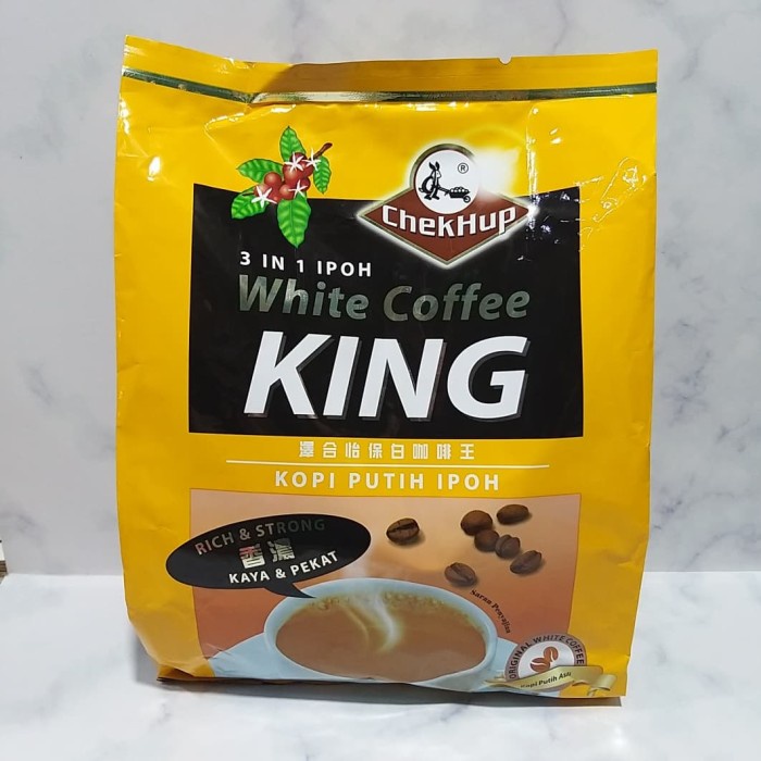 

H2J0U2J1U Kopi King White Coffee 3 In 1 Chek Hup (Isi 15 Bks) HyYj