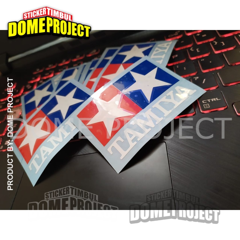 Stiker TAMIYA Cutting StickerSATUAN IMPORT STIKER AKSESORIS SEPEDA MOTOR OUTDOOR MURAH