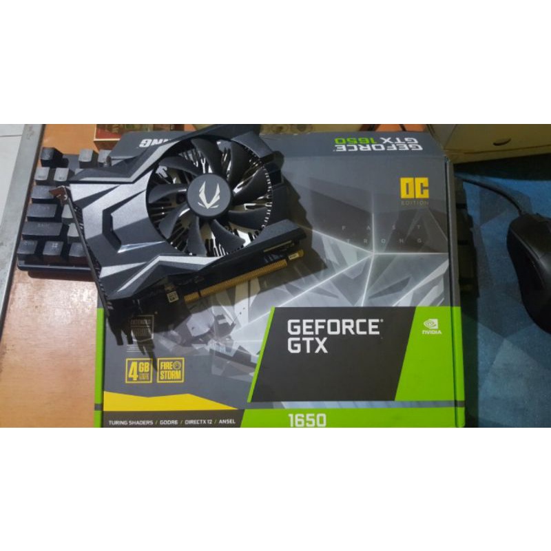 VGA GTX 1650 GDDR6 ZOTAC No Power Pin Garansi