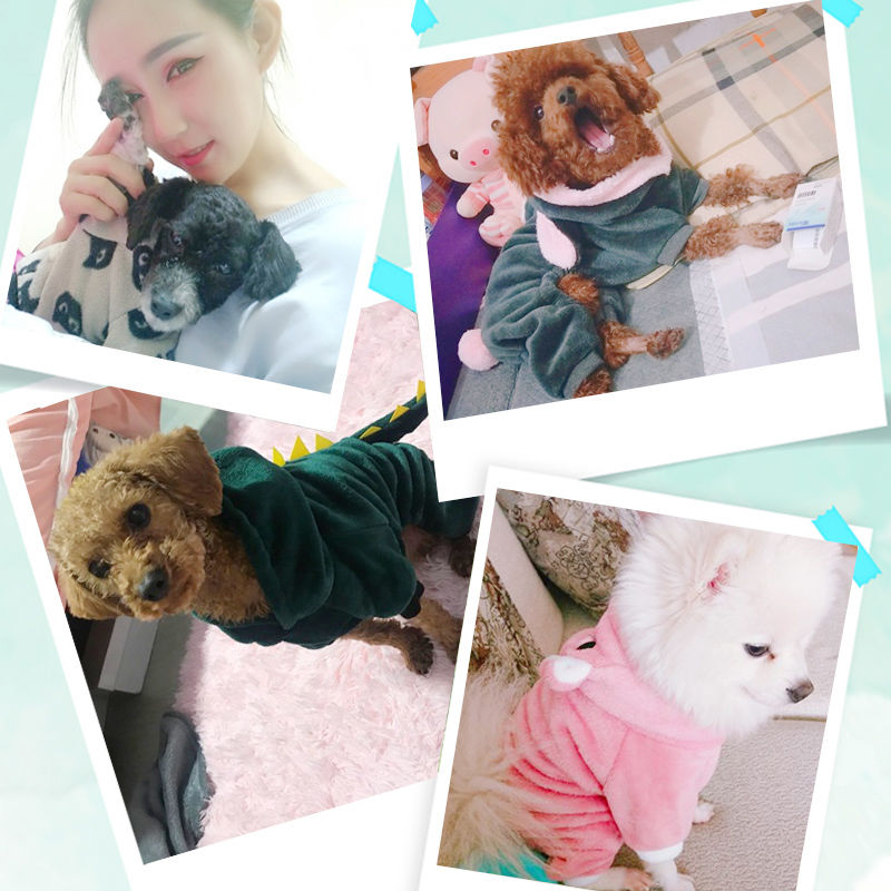 ★〓YUFeiPet〓★ Special Offer Pet Transform Into Pet Clothes Dog Coral Fleece Sweater Cat Hoodie Autumn and Winter Pet Costume