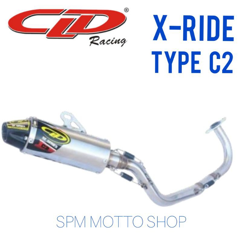 Knalpot CLD Racing X-Ride Type C2 SE Series ORIGINAL