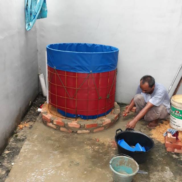 Kolam terpal bulat D 1 T 1 2 Orchid semi karet Shopee Kolam terpal bulat D 1 T 1 2 Orchid semi karet Shopee