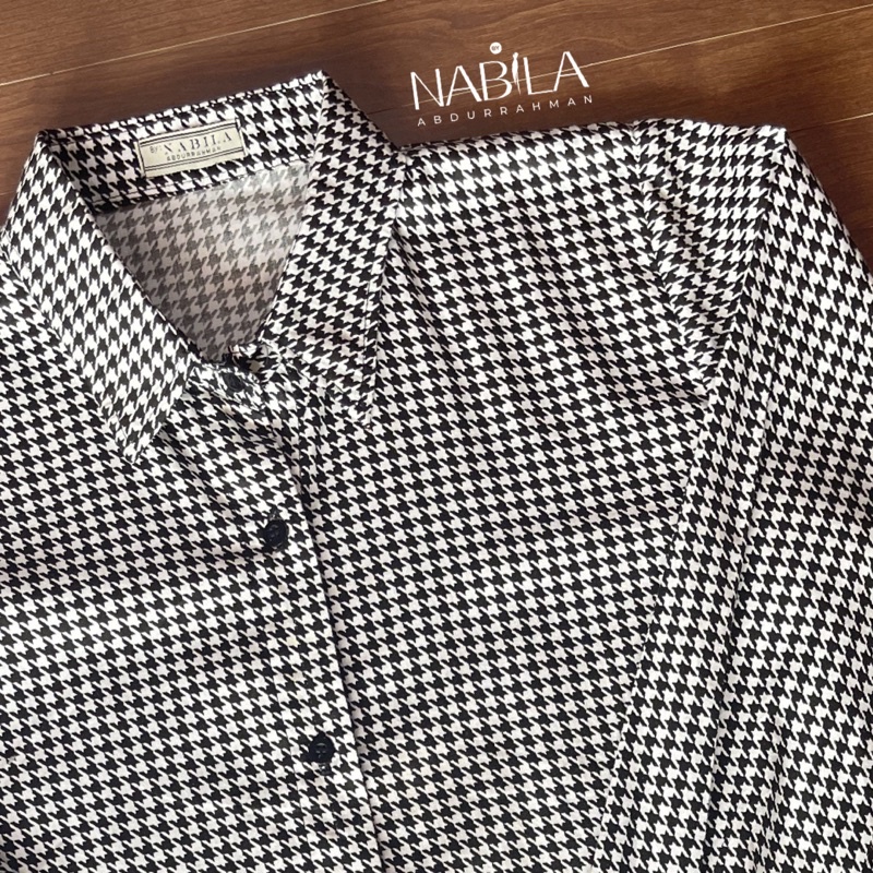 Kemeja Houndstooth By Nabila abdurrahman
