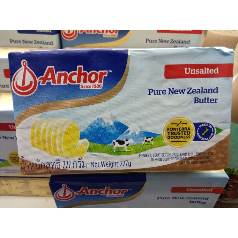 

anchor butter unsalted 227 gr