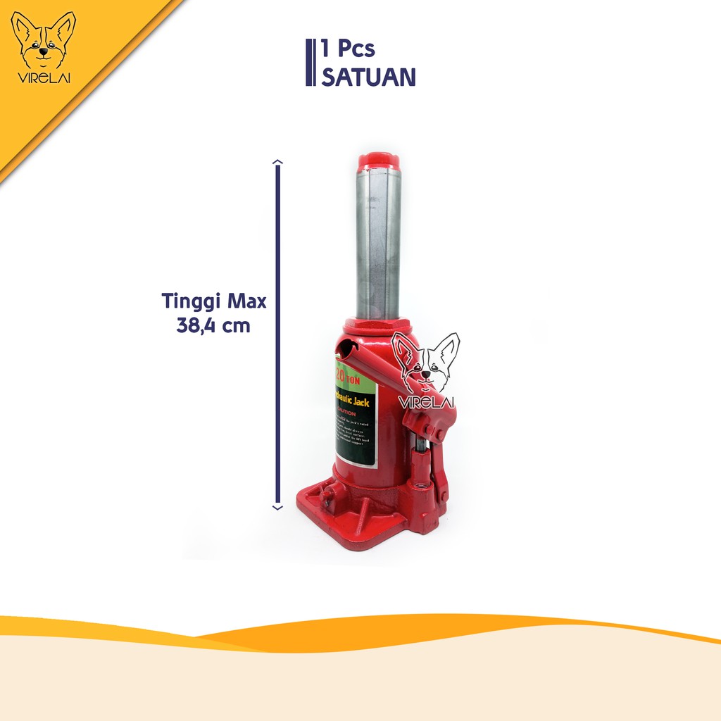 Dongkrak Botol / Hydraulic Bottle Jack 20 Ton