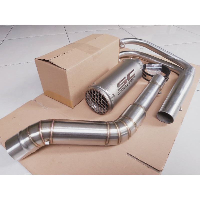 Knalpot SC PROJECT IMPORT FULL SET NINJA 250 FI