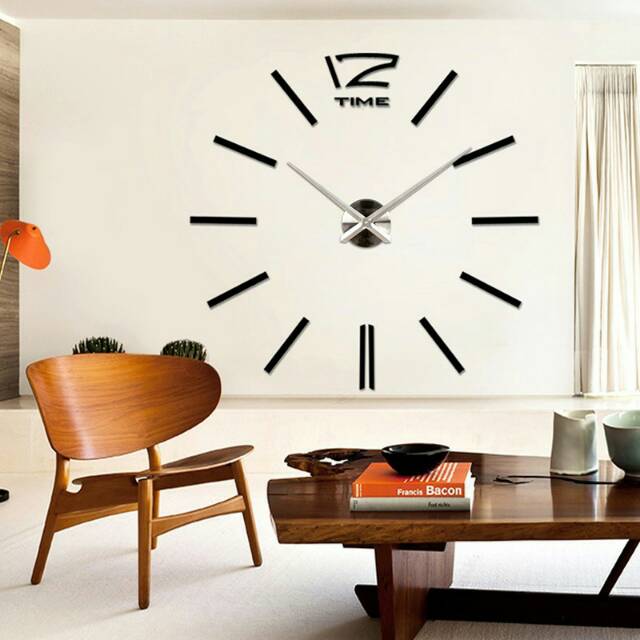 Jam Dinding 3D Giant Walk Clock