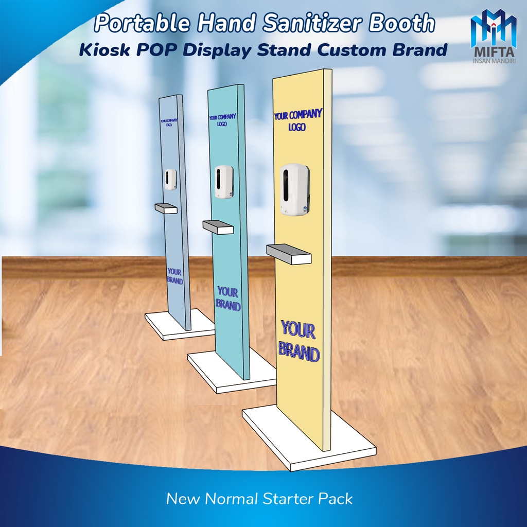 PORTABLE HAND SANITIZER BOOTH / BOOTH HAND SANITIZER / DISPENSER SABUN