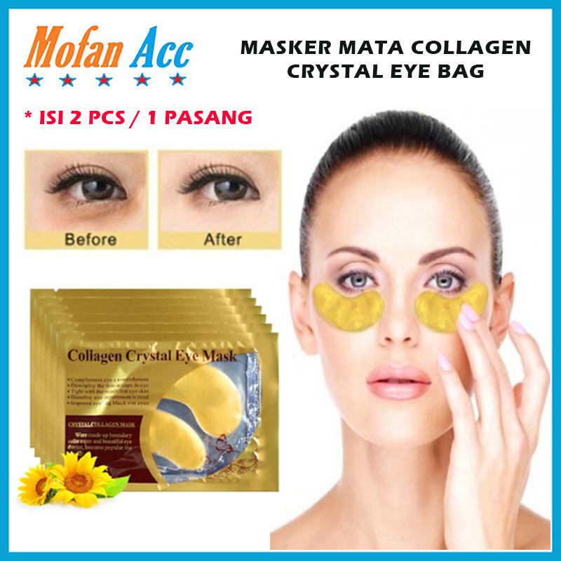 Masker Mata Crystal Collagen Gold Eye Bag Mask Eyemask original(JM102)