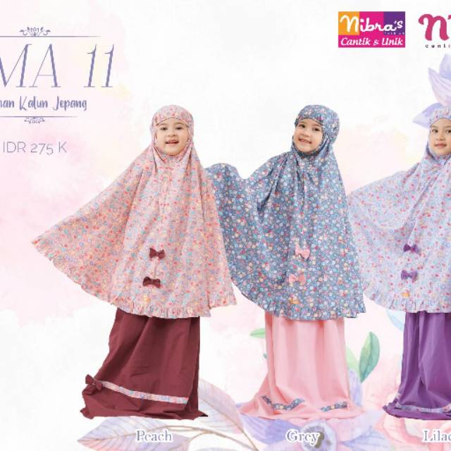 MUKENA NMA 11 || MUKENA ANAK BY NIBRAS