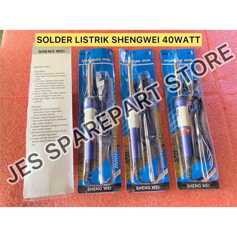 SOLDER LISTRIK SHENGWEI 40 WATT