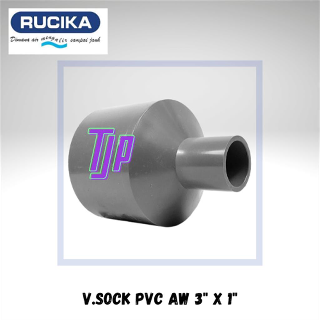 V.SOCK / REDUCER PVC AW RUCIKA 3 X 1&quot;