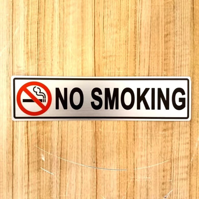 

SIGN LABEL K3 SAFETY NO SMOKING UKURAN 4X18CM
