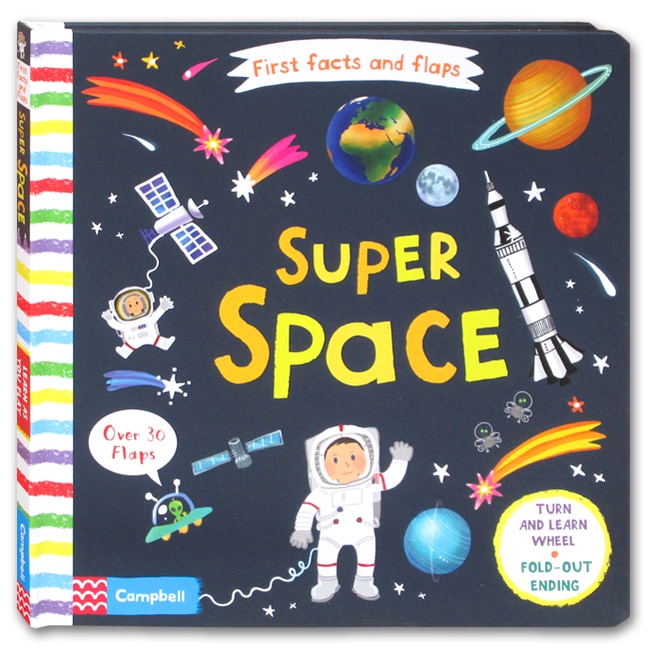 First Facts and Flaps Book - Super Space (Over 30 Flaps)