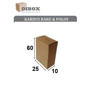 

KARDUS / BOX KARTON POLOS Uk 25 x 10 x 60 CM SINGLE WALL