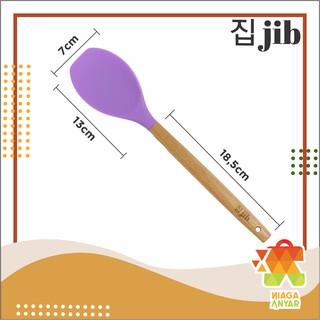 NA JIB Silicone  Utensil Spatula Silicon  Utensile Tahan  