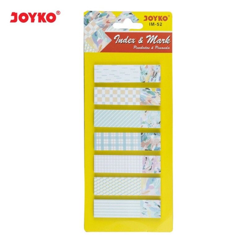 

Penanda / Pembatas Buku IM-52 Index Mark Joyko 175 Lembar Kertas