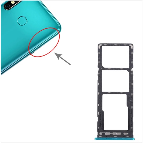 Slot Tempat Dudukan Simcard Simtray Sim Tray Card Lock Infinix Zero 8 X687