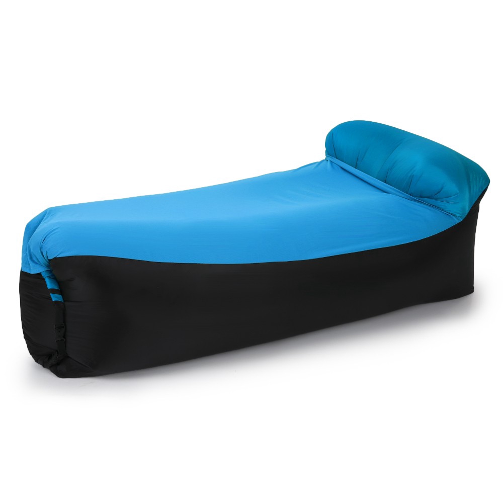 Inflatable Lounger Portable Air Beds Sleeping Sofa Shopee Indonesia
