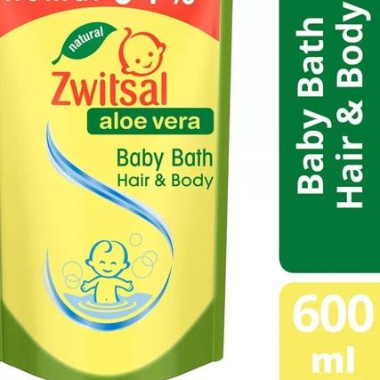 ♦ Zwitsal Baby Bath Hair & Body 450ml 600ml / Sabun Anak Zwitsal Baby 2 in 1 / Switzal Sabun Mandi B