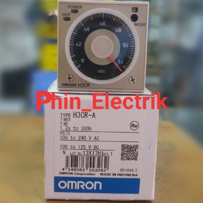 Timer Omron H3Cr-A 220V 11 Kaki/11 Pin Original Omron H3Cr A