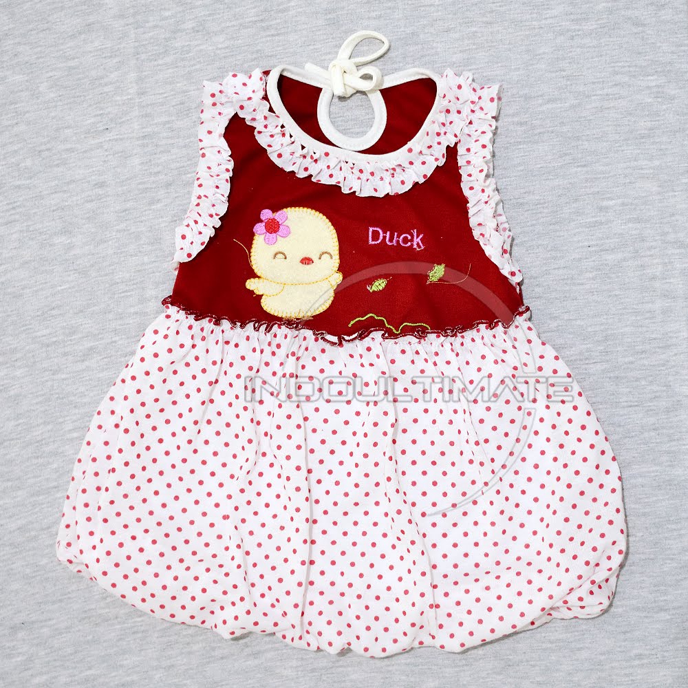 Baju Rok Bayi Perempuan cewek TRS-020 Atasan Kaos baju dress Pakaian Bayi lucu