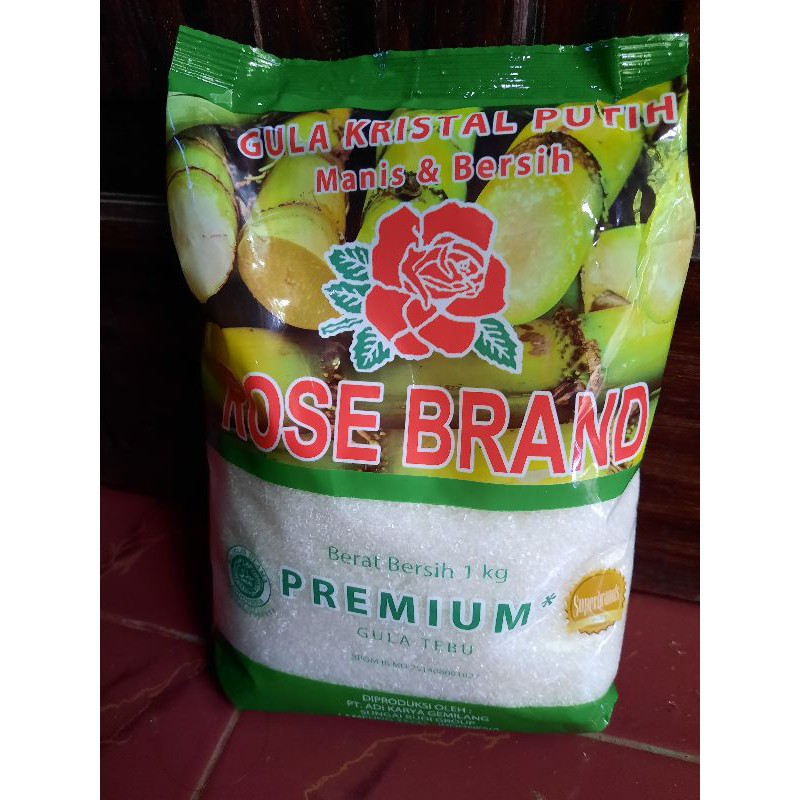 

gula pasir 1 kg rose brand