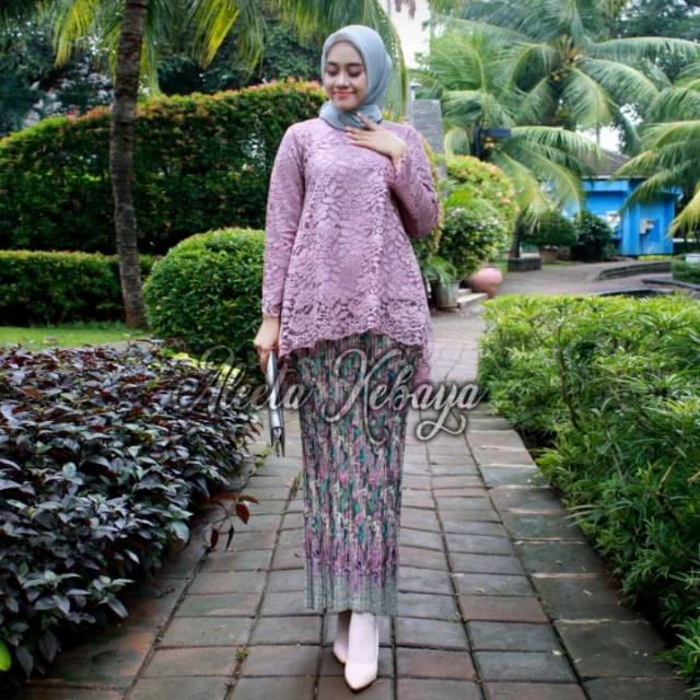 STELAN RINJANI - BAHAN BROKAT -KEBAYA MURAH-KEBAYA SIMPEL - KEBAYA WISUDA - KEBAYA CANTIK - KEBAYA